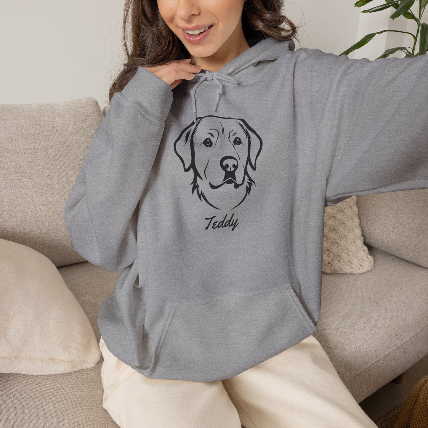 Custom Pet Memory Hoodie | Personalized Pet Portrait