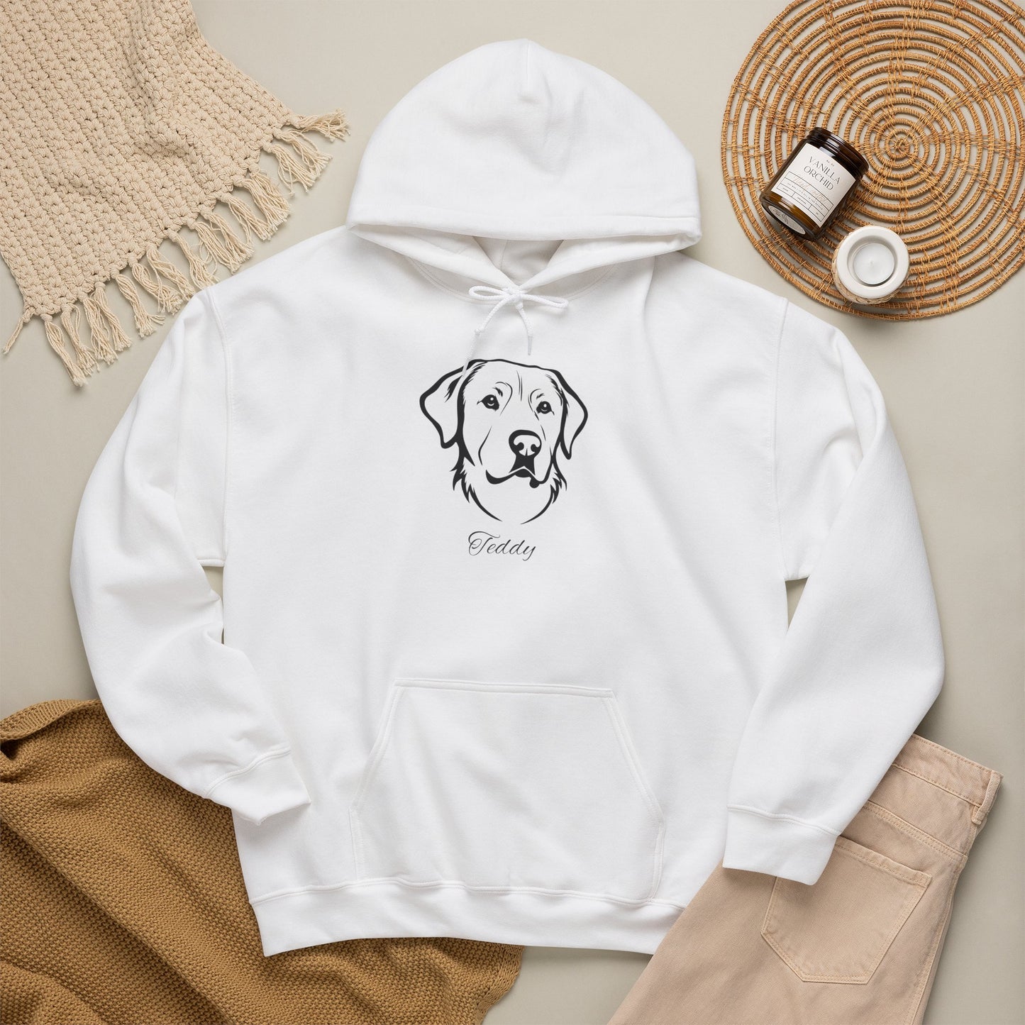 Custom Pet Memory Hoodie | Personalized Pet Portrait