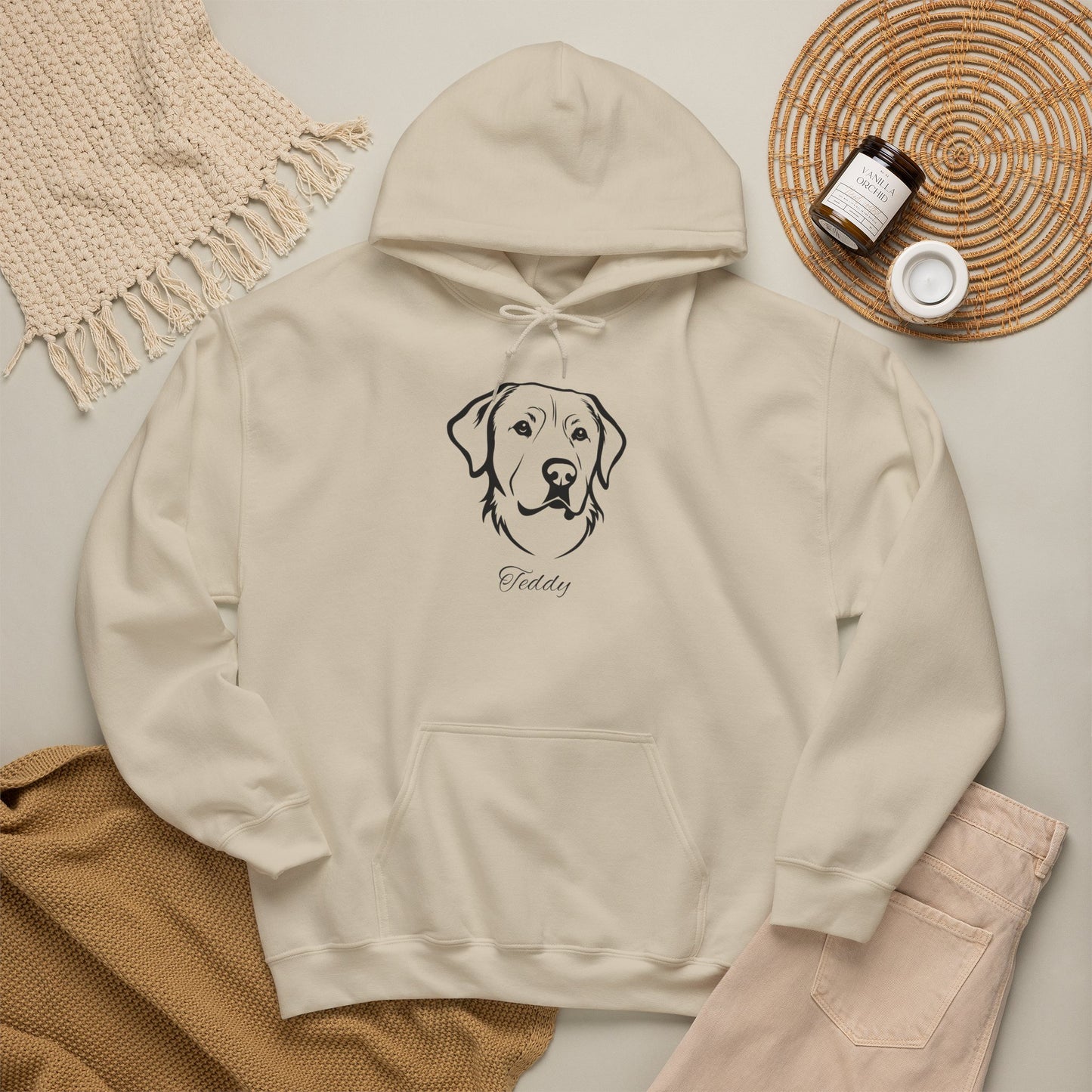 Custom Pet Memory Hoodie | Personalized Pet Portrait