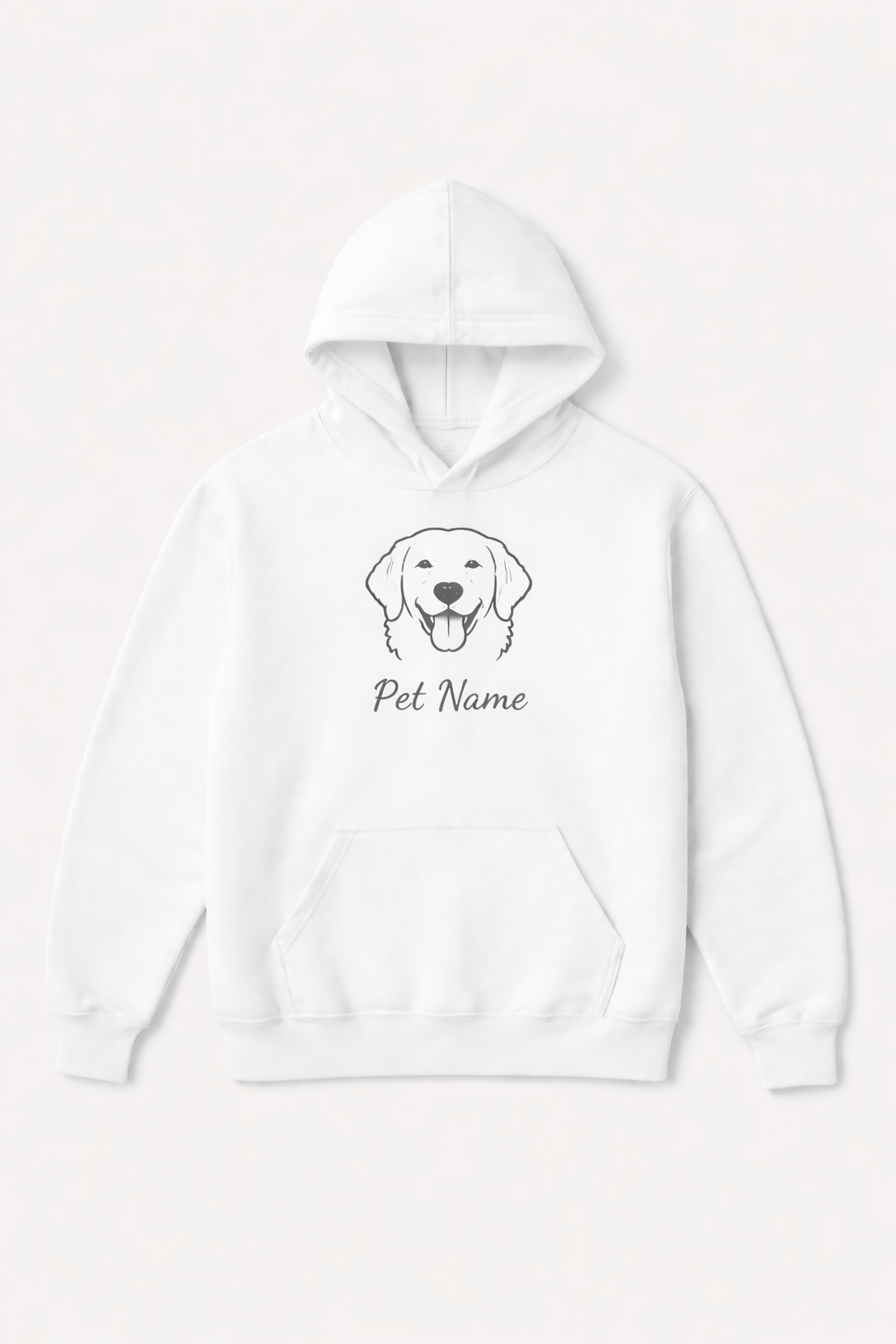 Custom Pet Hoodie – Your Pet as a Minimalist Logo