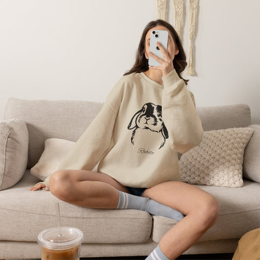 Custom Pet Memory Sweatshirt | Personalized Pet Portrait