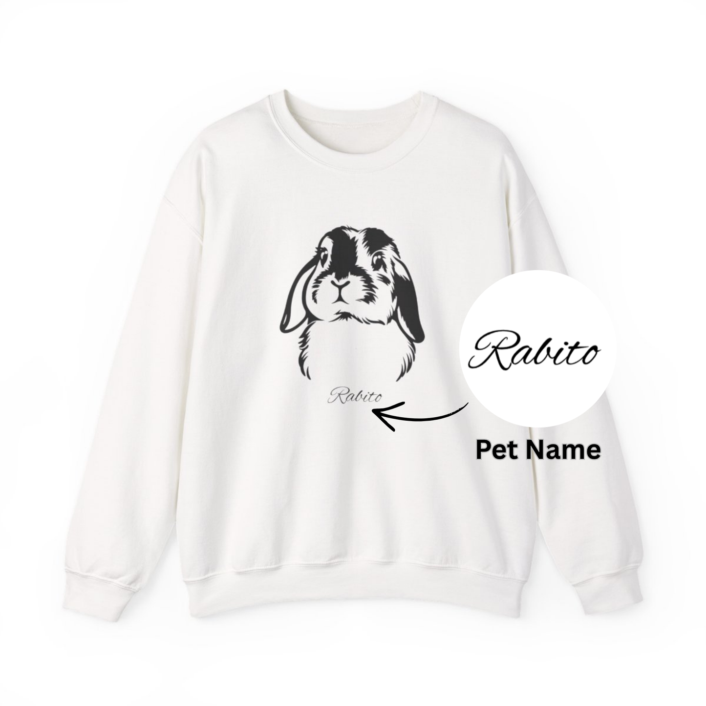 Copy of Custom Pet Memory Sweatshirt | Personalized Pet Portrait