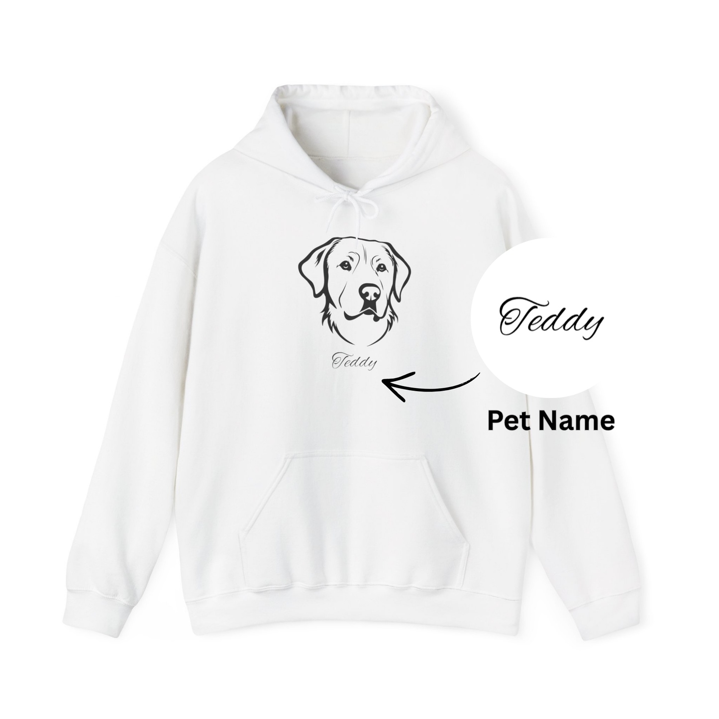 Custom Pet Memory Hoodie | Personalized Pet Portrait